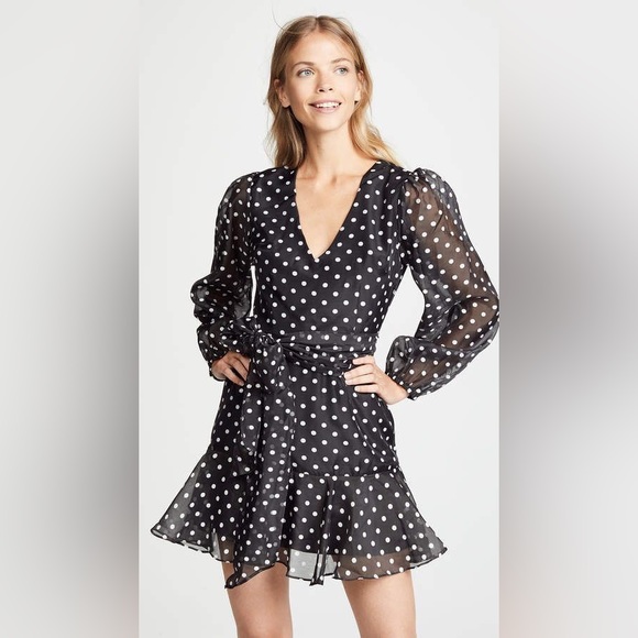 KEEPSAKE the Label Dresses & Skirts - Keepsake Polka Dot Black Mini Dress/ Size S/ New/ RP:AUD250